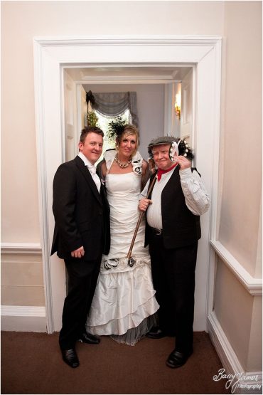 Chimney sweep at Somerford Hall in Brewood by Wolverhampton Wedding Photographer Barry James