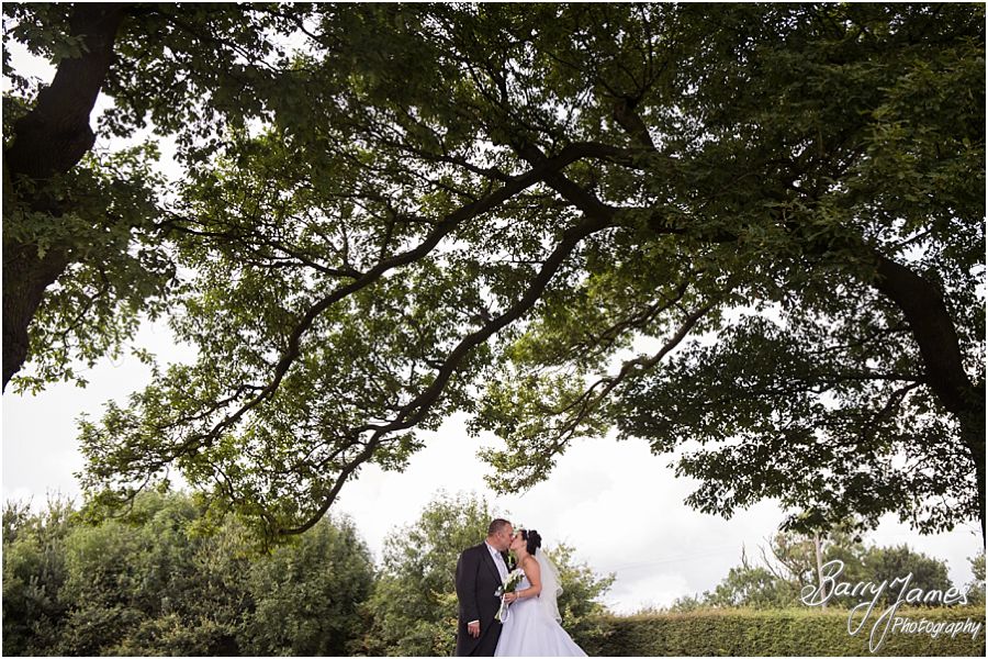 Contemporary and candid wedding photography producing a timeless storybook album for wedding at Oak Farm Hotel in Cannock by Cannock Wedding Photographer Barry James