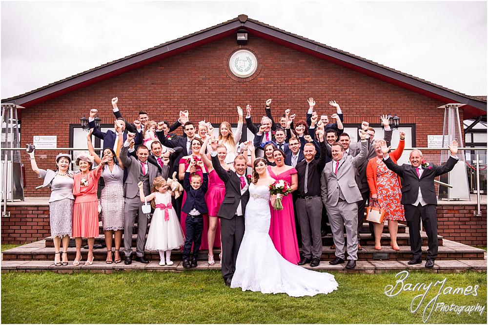 Relaxed photographs of the family on the lawns at Calderfields in Walsall by Walsall Wedding Photographers Barry James