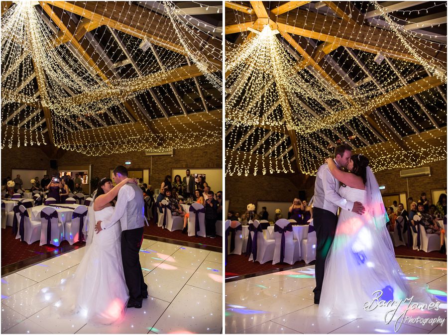 Beautiful photos of the first dance at The Chase in Cannock by Walsall Wedding Photographer Barry James