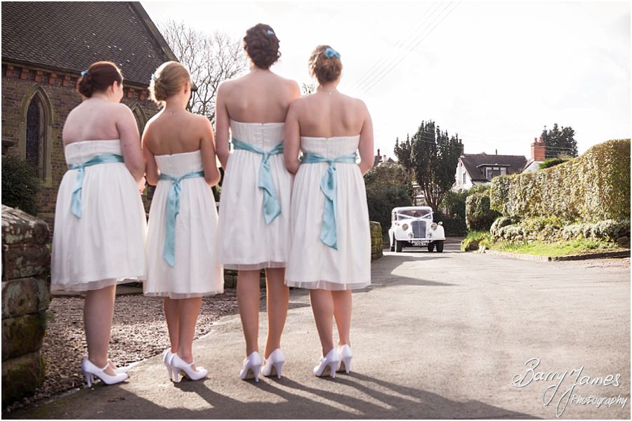 Gorgeous wedding photographs at St Thomas Church in Walton-on-the-Hill by Stafford Wedding Photographer Barry James