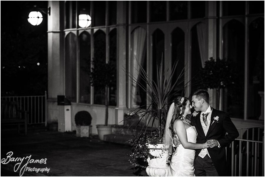 Creative wedding portraits outside Hawkesyard Hall in Rugeley by Contemporary Wedding Photographer Barry James