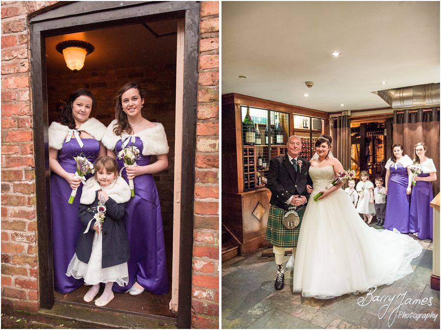Creative contemporary wedding photography at The Mill in Worston by Eccleshall Wedding Photographer Barry James