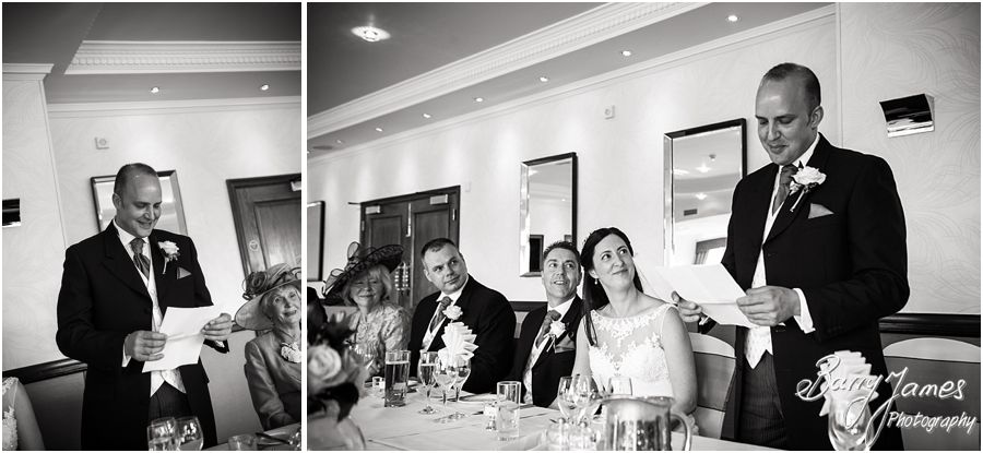 Unobtrusive reportage and storytelling wedding photography at The Moat House in Acton Trussell by Venue Recommended Wedding Photographer Barry James