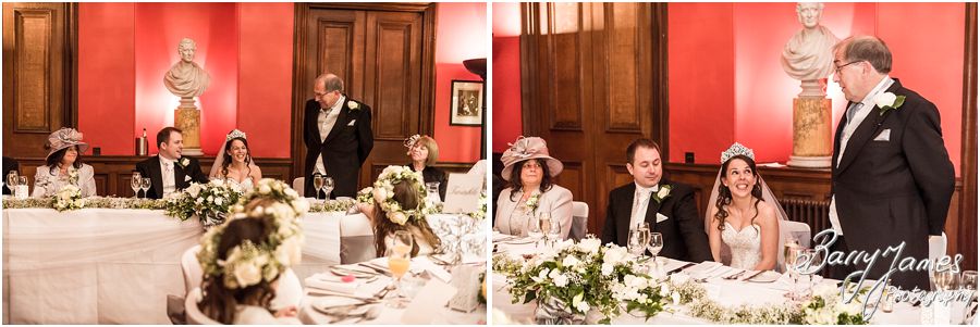 Award winning unobtrusive wedding photography at Sandon Hall in Stafford by Professional Wedding Photographers Barry James