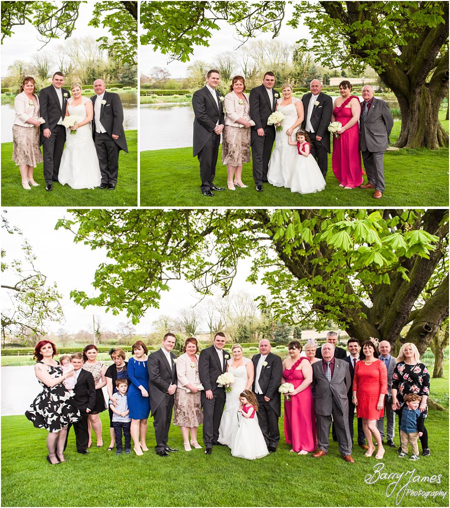 Stunning wedding photography from professional wedding photographers at The Moat House in Acton Trussell by Award Winning Wedding Photographer Barry James