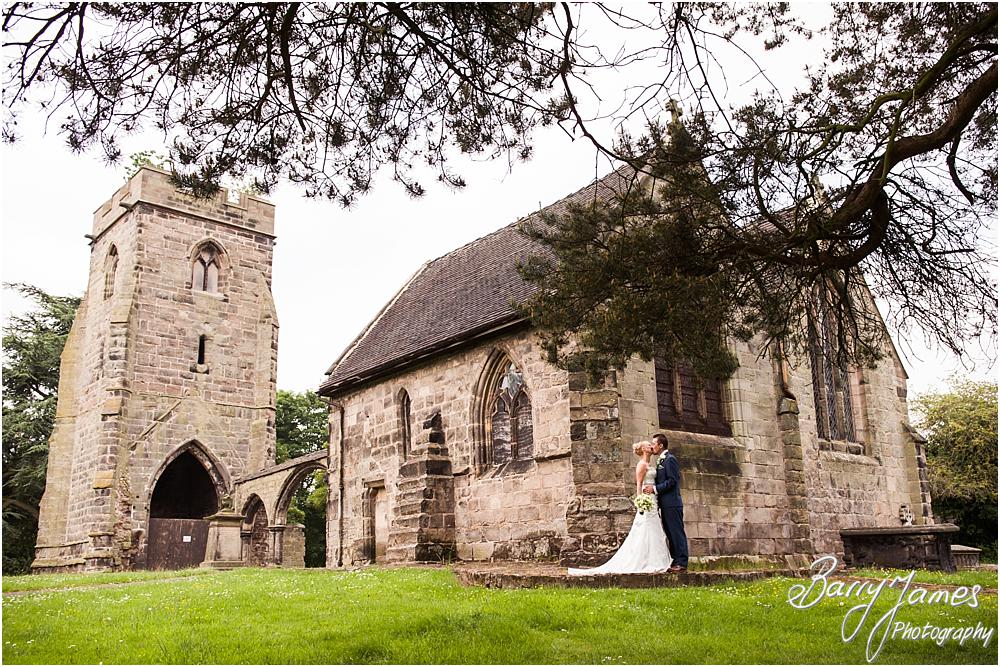 Creative and contemporary wedding photographs at St Augustines in Rugeley by Rugeley Wedding Photographers Barry James