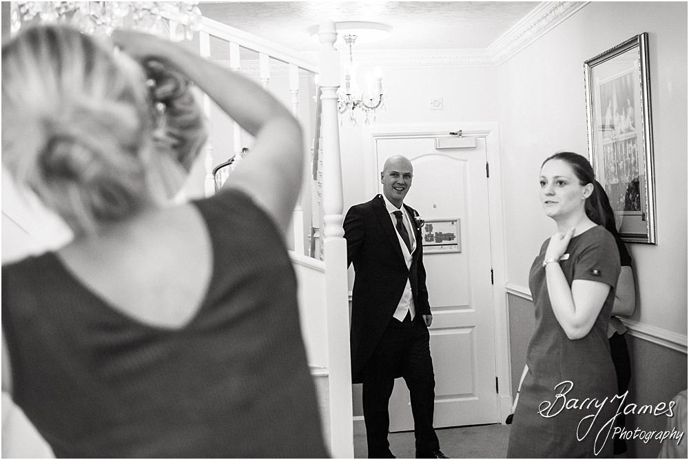 Capturing the wonderful moments with the Father of the Bride at Hoar Cross Hall in Staffordshire by Stafford Wedding Photographer Barry James