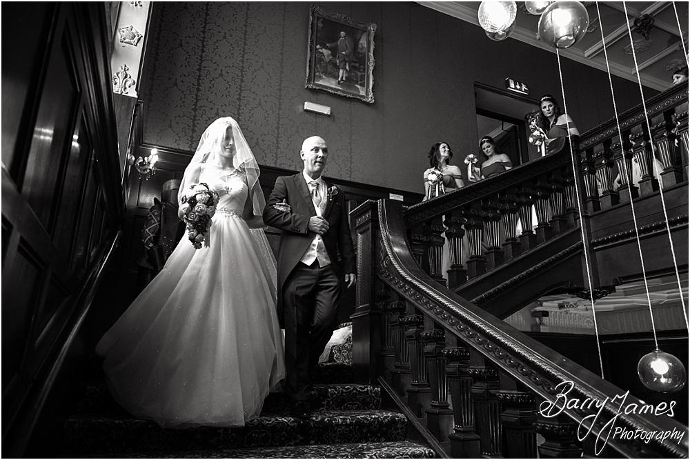Capturing the wonderful moments with the Father of the Bride at Hoar Cross Hall in Staffordshire by Stafford Wedding Photographer Barry James