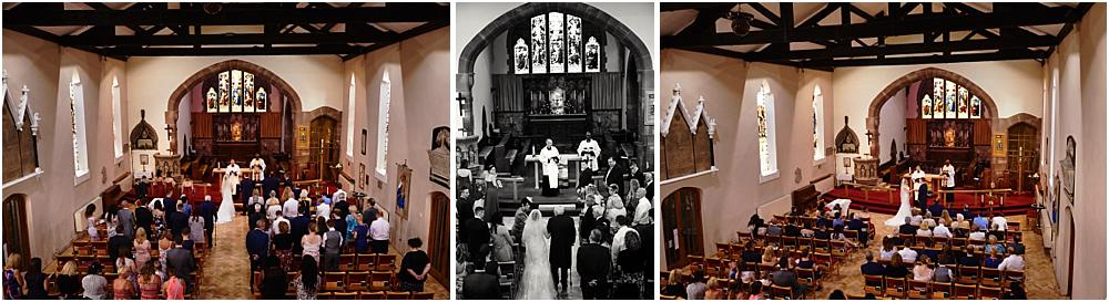 Unobtrusive photographs of the beautiful wedding ceremony at St Michaels Church Pelsall by Walsall Wedding Photographer Barry James