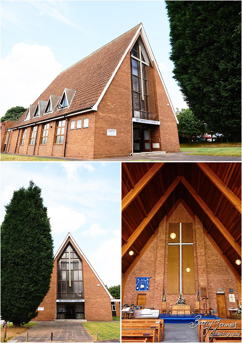 Wedding photographs at Brownhills Methodist Church in Walsall by Walsall Wedding Photographer Barry James