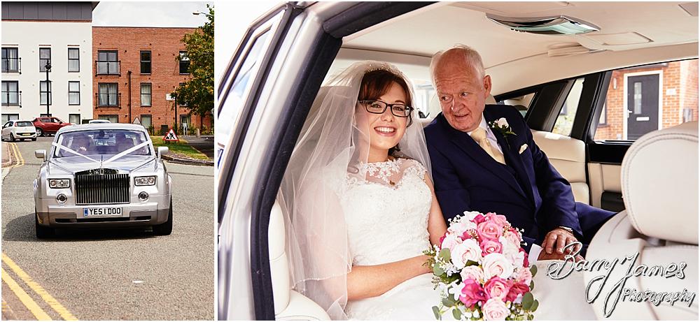 Contemporary portraits of the bridal party at Brownhills Methodist Church in Walsall by Walsall Wedding Photographer Barry James