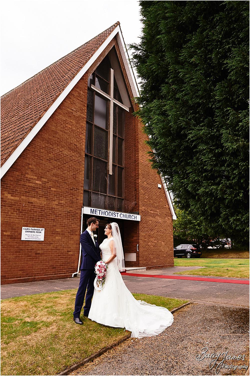Wedding photographs at Brownhills Methodist Church in Walsall by Walsall Wedding Photographer Barry James