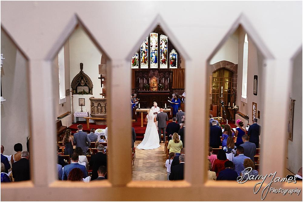 Capturing the wedding ceremony with totally unobtrusive photography at St Michaels Church in Pelsall by Walsall Wedding Photographer Barry James