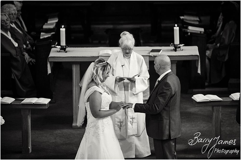 Capturing the wedding ceremony with totally unobtrusive photography at St Michaels Church in Pelsall by Walsall Wedding Photographer Barry James