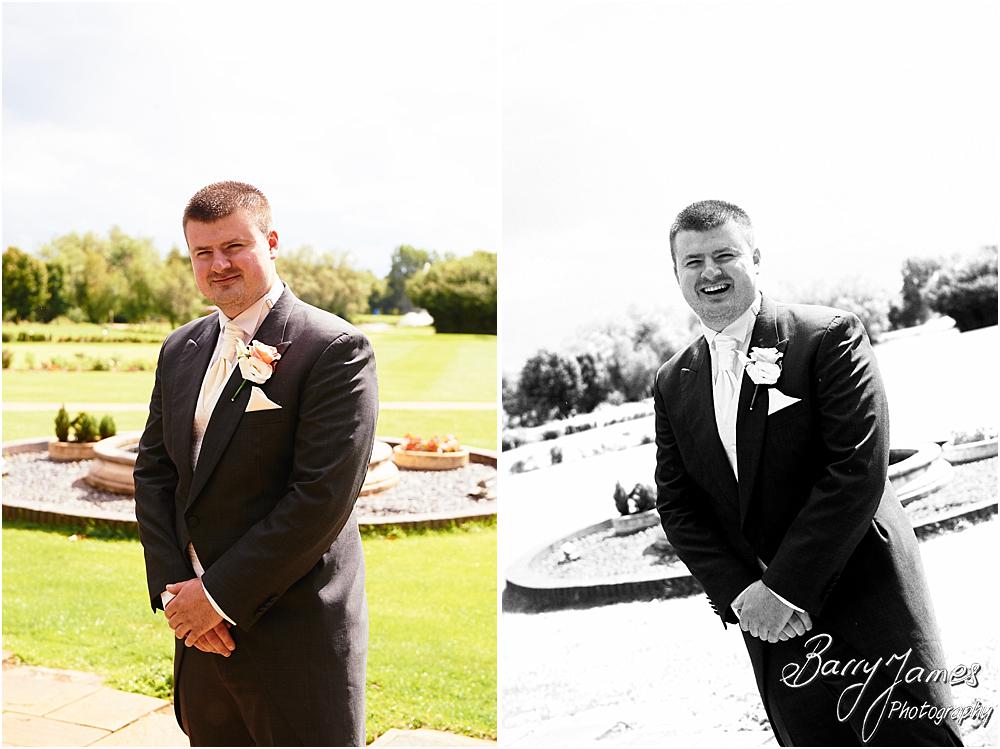 Relaxed contemporary photographs of the groomsmen at Calderfields in Walsall by Calderfields Wedding Photographer Barry James