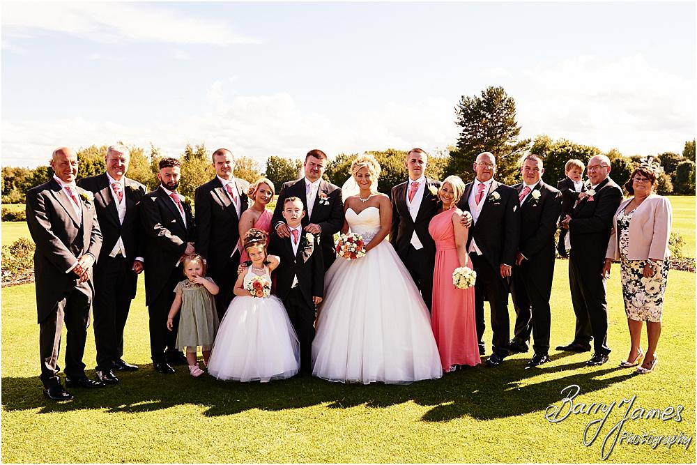 Relaxed family photographs on the stunning lawns at Calderfields in Walsall by Calderfields Wedding Photographer Barry James