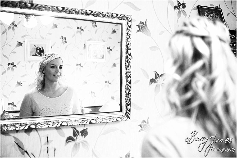 Creative candid wedding photographs of the wedding morning before the day at Chateau Impney at Droitwich by Wedding Photographer Barry James