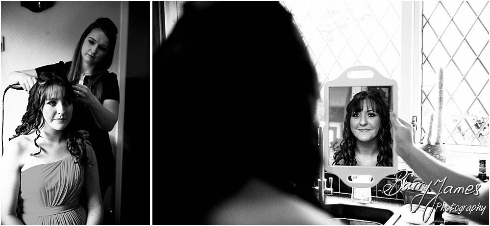Creative natural photos of bridal preparations at Chateau Impney at Droitwich by Wedding Photographer Barry James