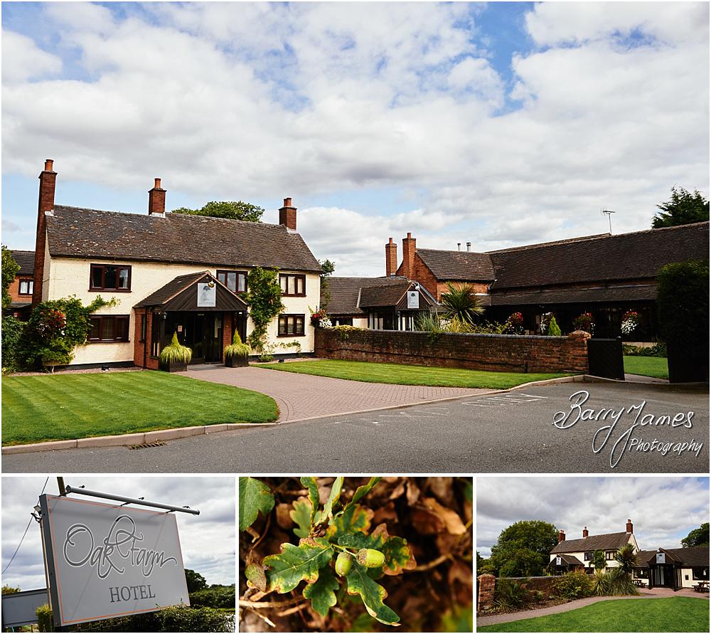 Gorgeous setting for a summer wedding at Oak Farm Hotel in Cannock by Stafford Wedding Photographer Barry James