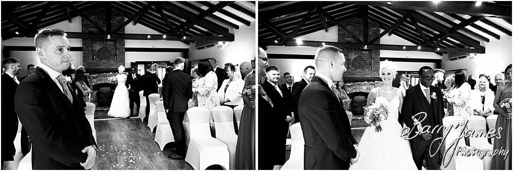 Capturing the beauty of the wedding ceremony with candid photographs unobtrusively telling each moment at Oak Farm Hotel in Cannock by Cannock Wedding Photographer Barry James