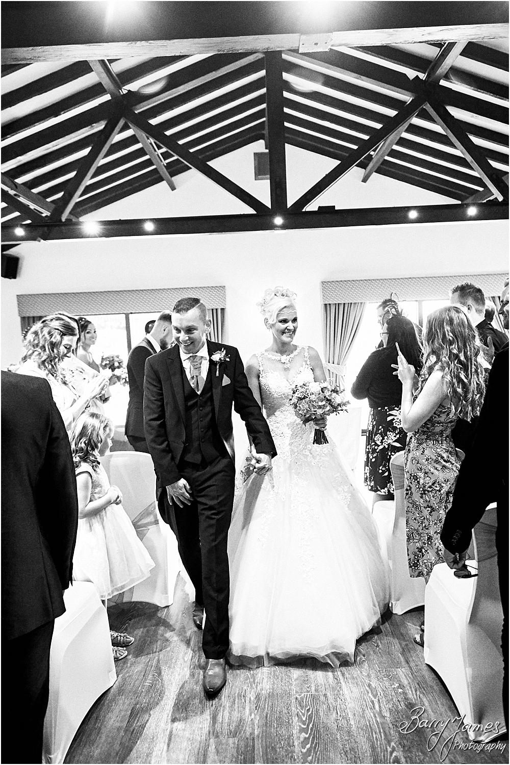 Capturing the beauty of the wedding ceremony with candid photographs unobtrusively telling each moment at Oak Farm Hotel in Cannock by Cannock Wedding Photographer Barry James