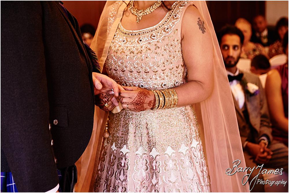 Photographs of the emotional ceremony at Oak Farm Hotel in Cannock by Cannock Wedding Photographer Barry James