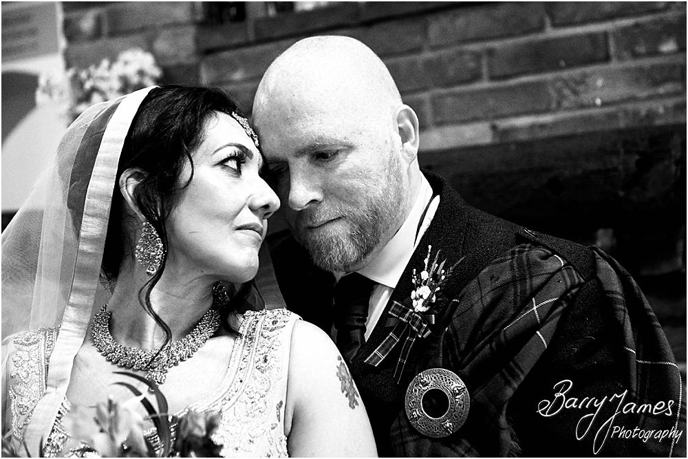 Creative intimate portraits utilising the character of Oak Farm Hotel in Cannock by Cannock Wedding Photographer Barry James