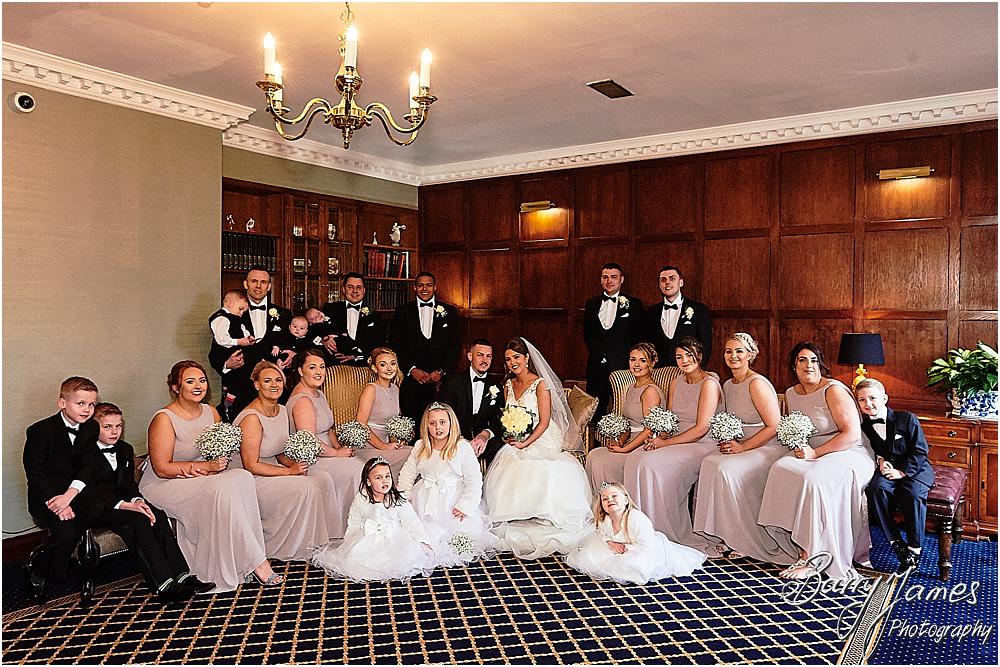 Relaxed family photographs during the wedding reception at The Moat House in Acton Trussell by Stafford Wedding Photographers Barry James
