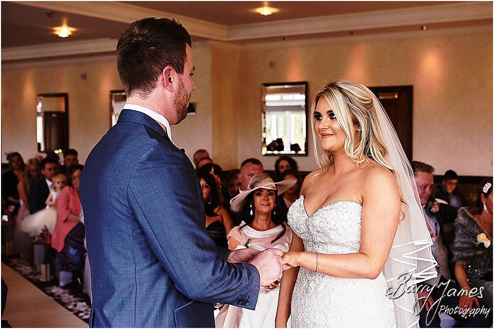Photos that show the beautiful wedding ceremony at The Moat House in Acton Trussell by Staffordhire Wedding Photographers Barry James